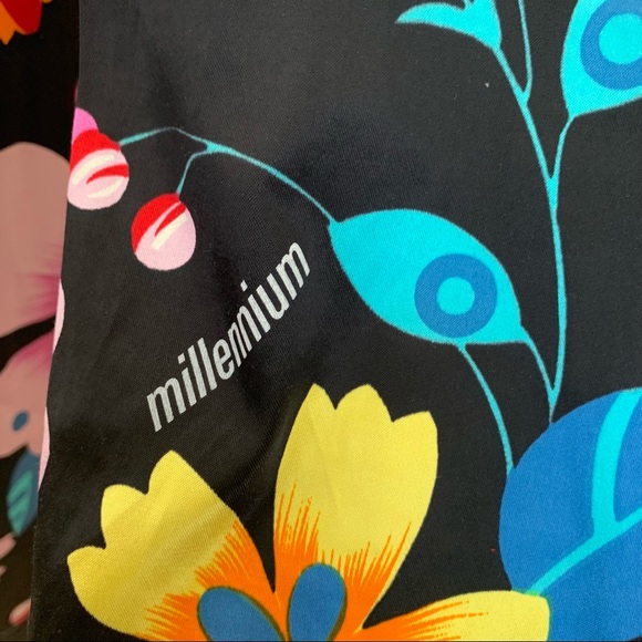 Vtg Y2k Iceberg Jeans Floral Print Versace Dolce - Picture 11 of 12